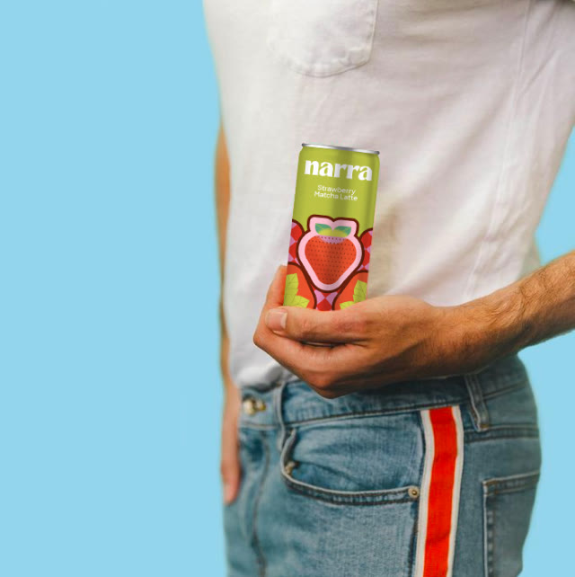 Narra Strawberry Matcha Latte